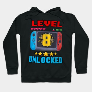 8th Birthday Level 8 Video Birthday Hoodie